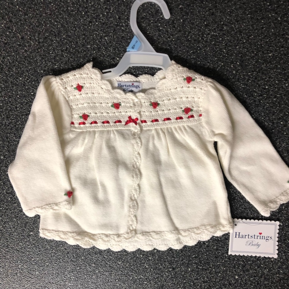 Hartstrings Baby sweater NWT - brand new! Infant 6-9 month.